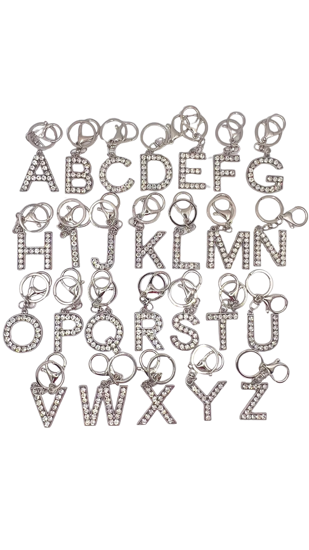 Bling Initial Charm