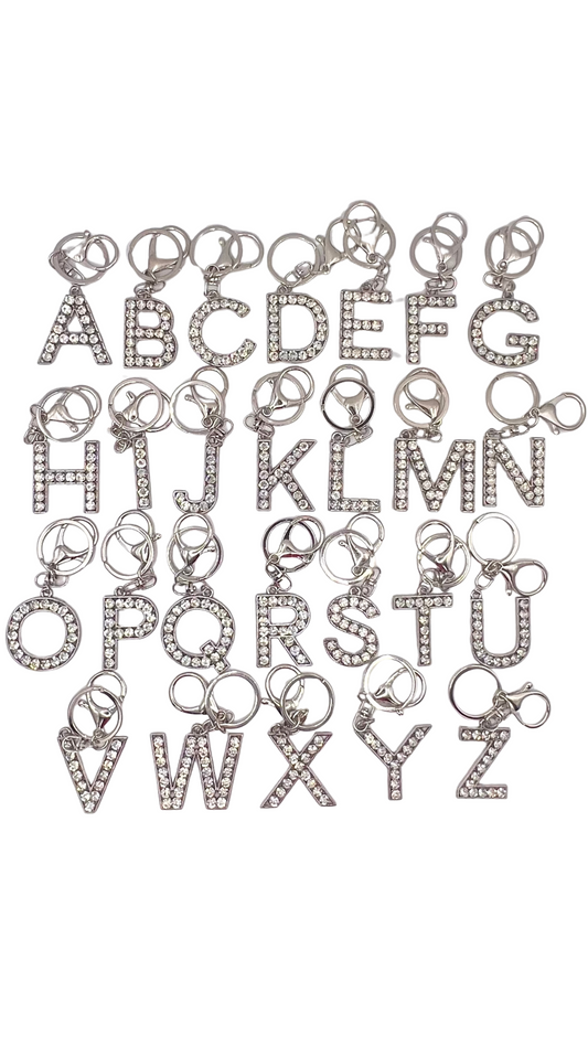 Bling Initial Charm
