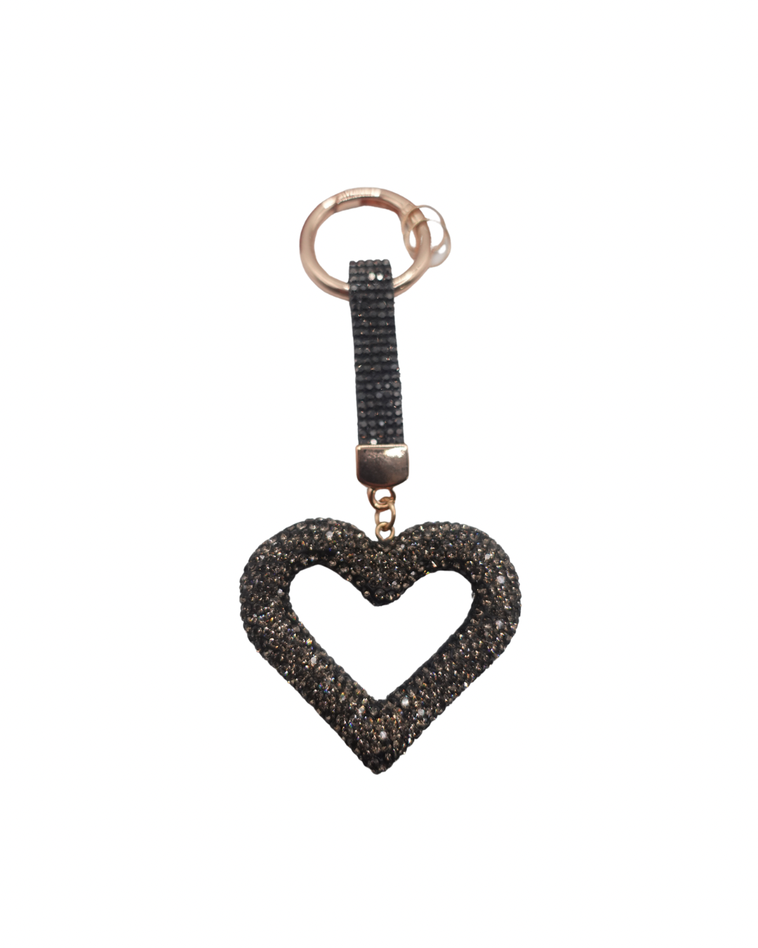 Hollow Heart Bling Charm