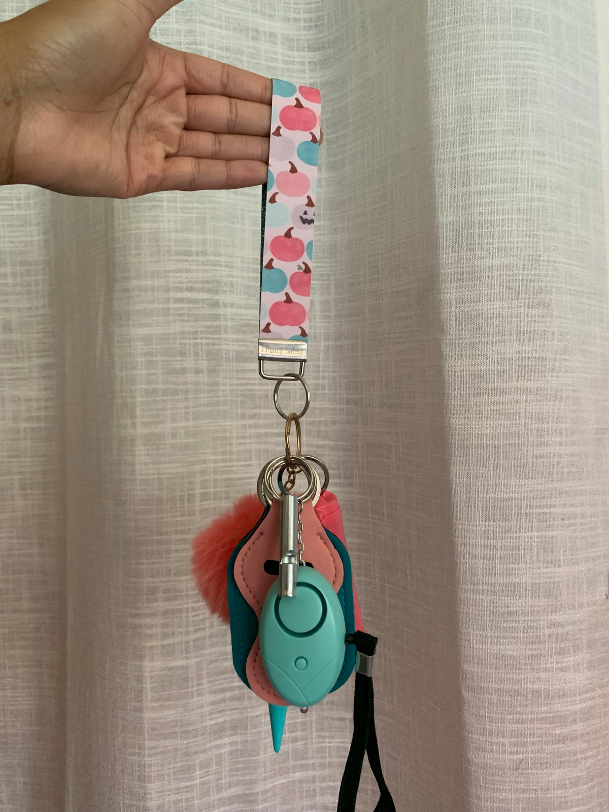 Pastel Pumpkin Keychain