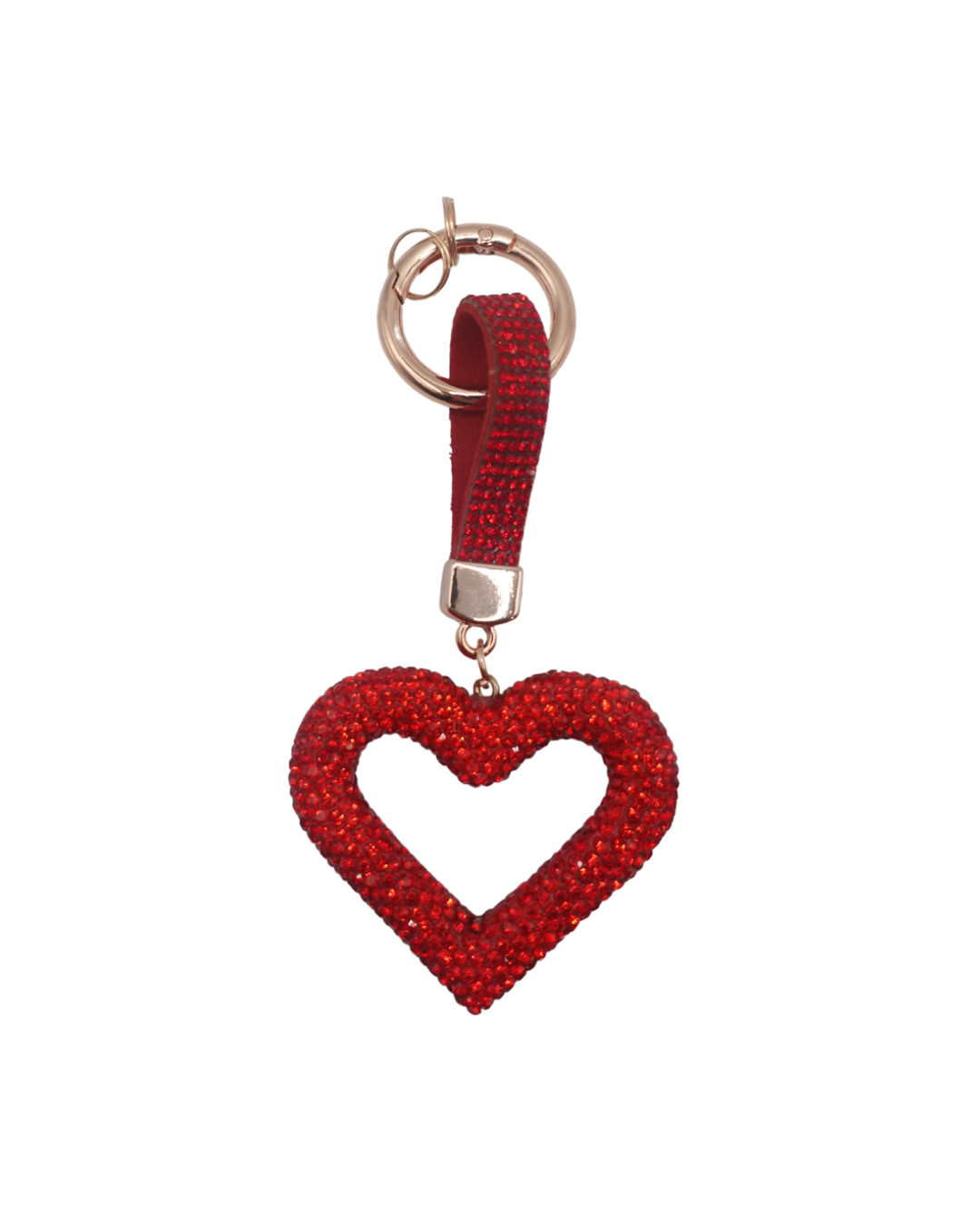 Hollow Heart Bling Charm