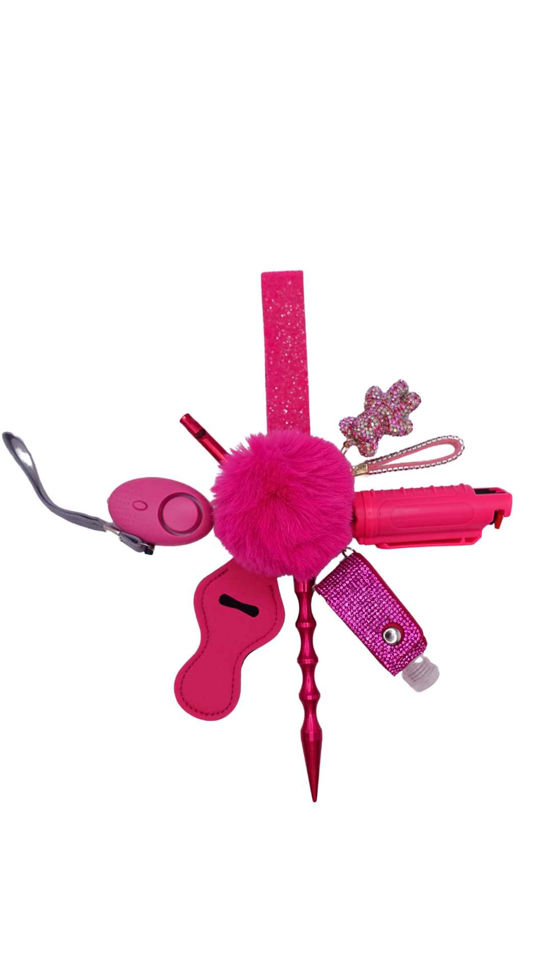 90s Pink Keychain