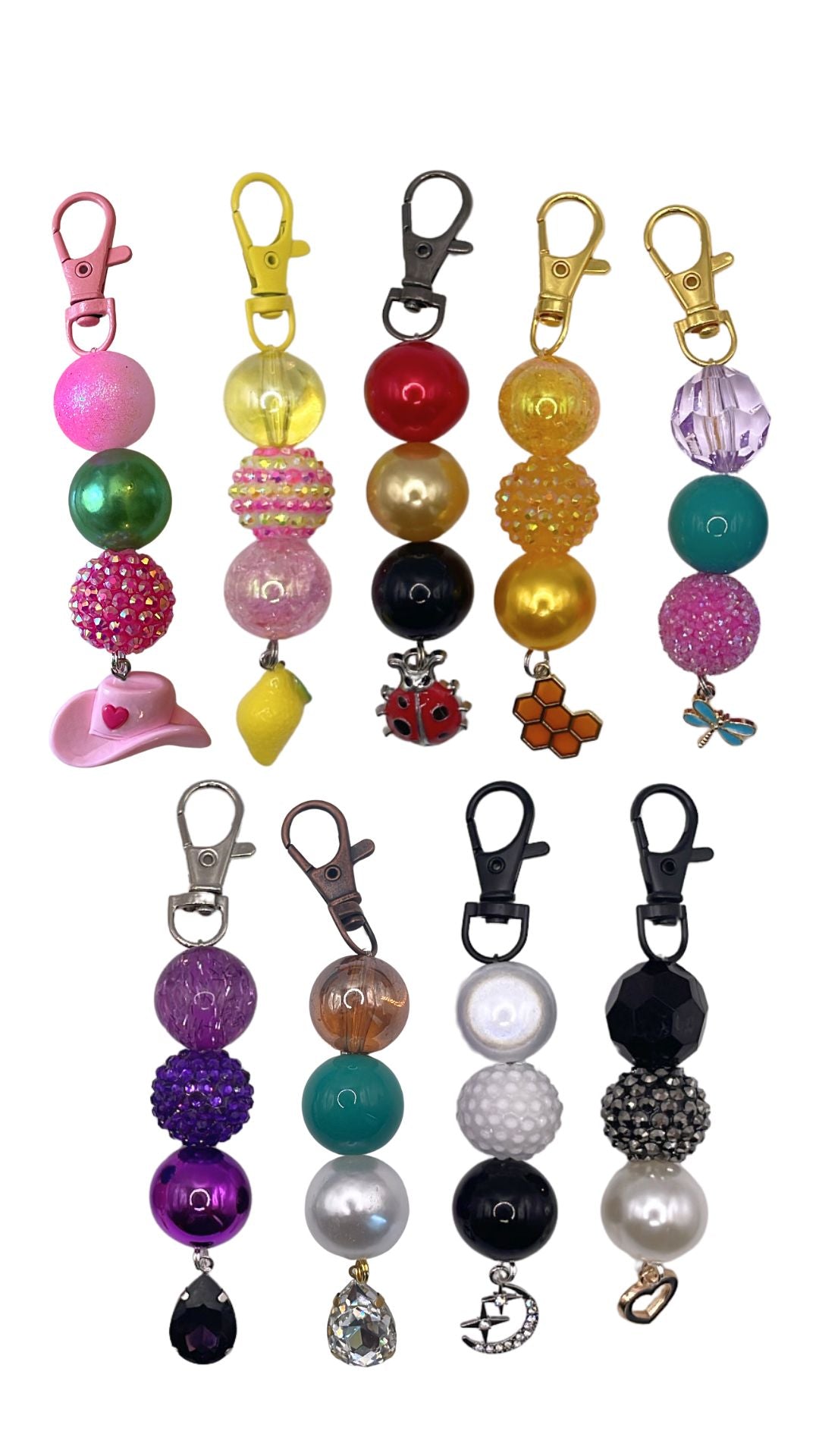 August Beaded Charm