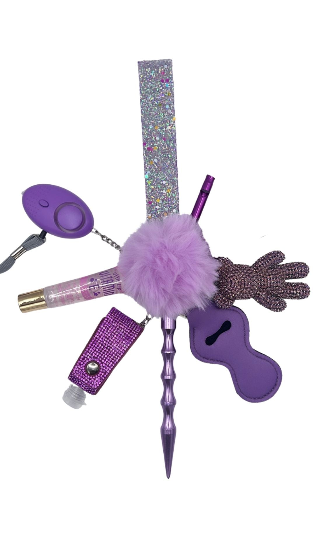 Purple Rain Keychain