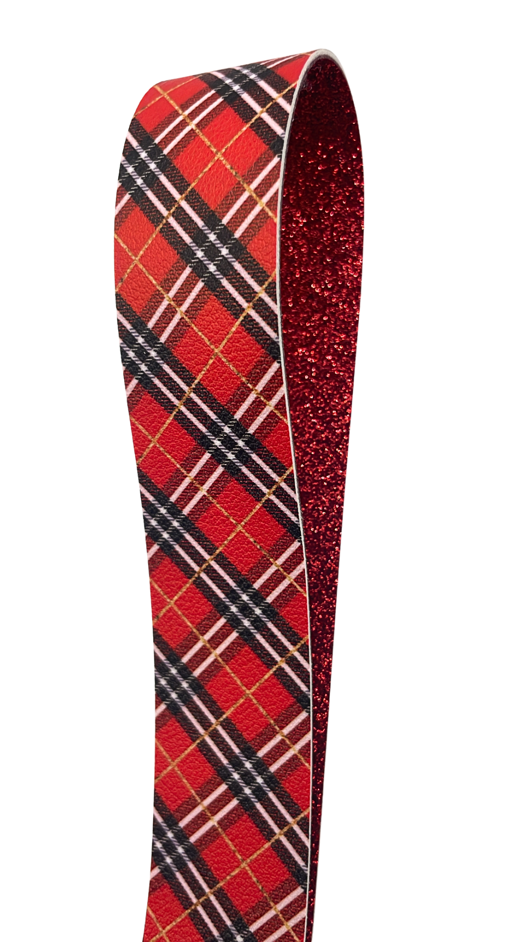 Festive Flannel Keychain