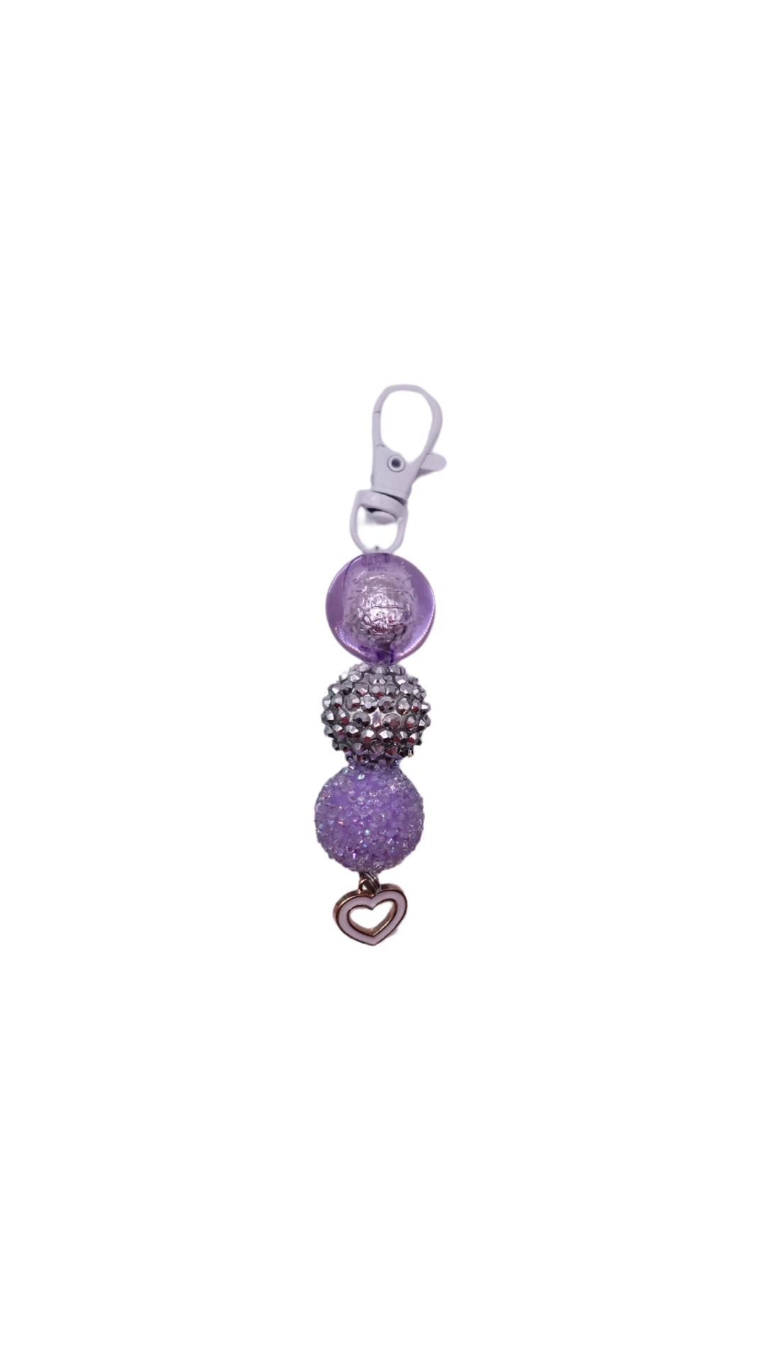 Hollow Heart Beaded Charms