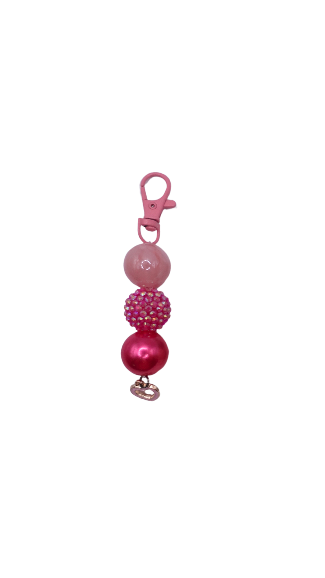 Hollow Heart Beaded Charms