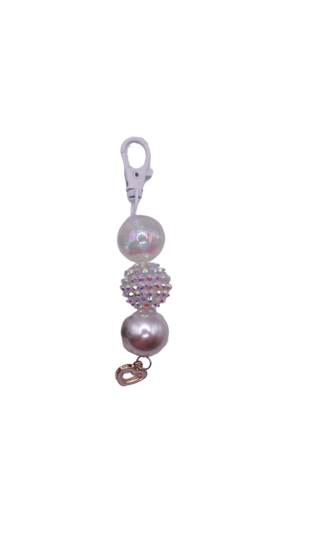 Hollow Heart Beaded Charms