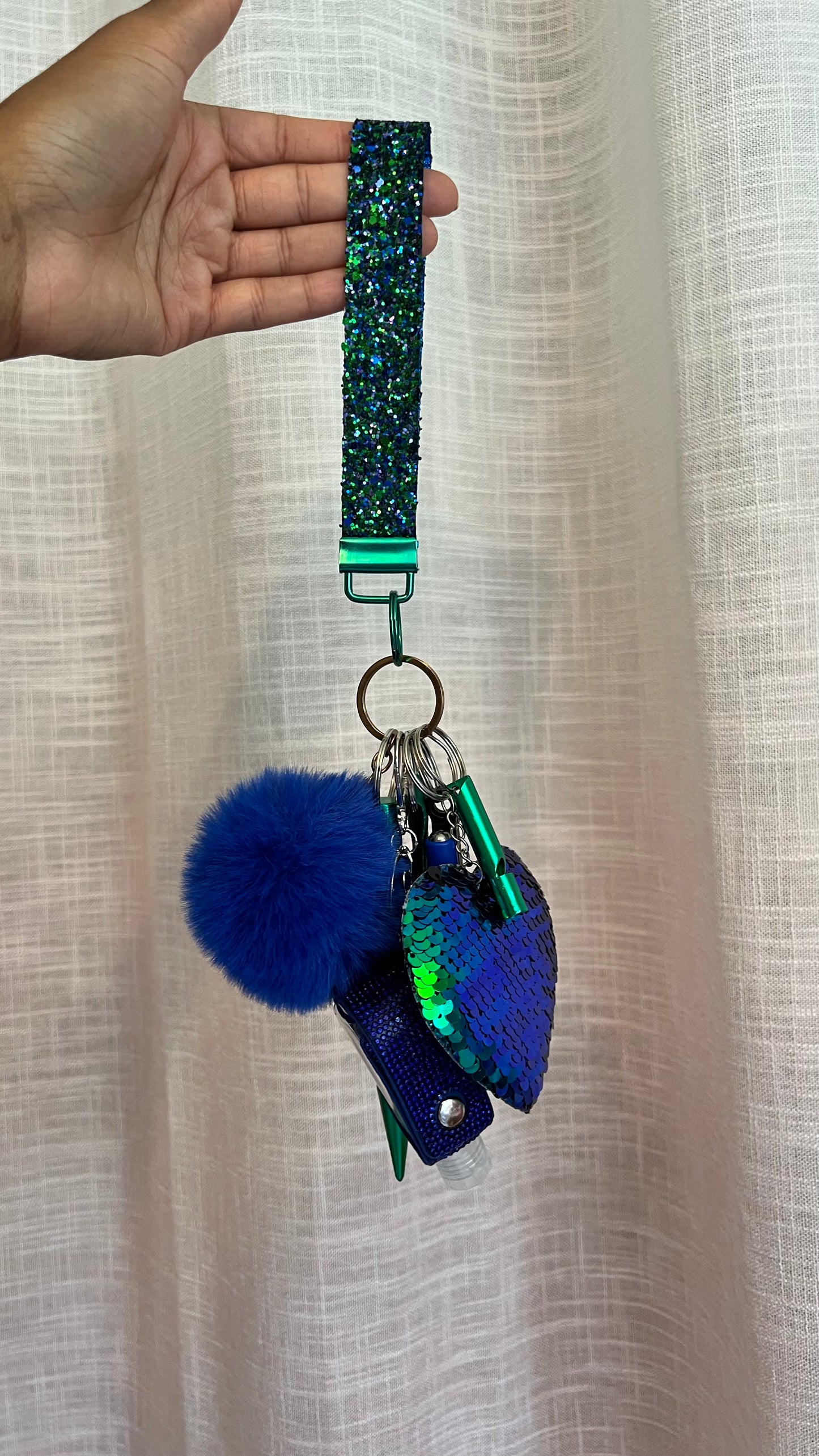 Hypnotic Sea Keychain