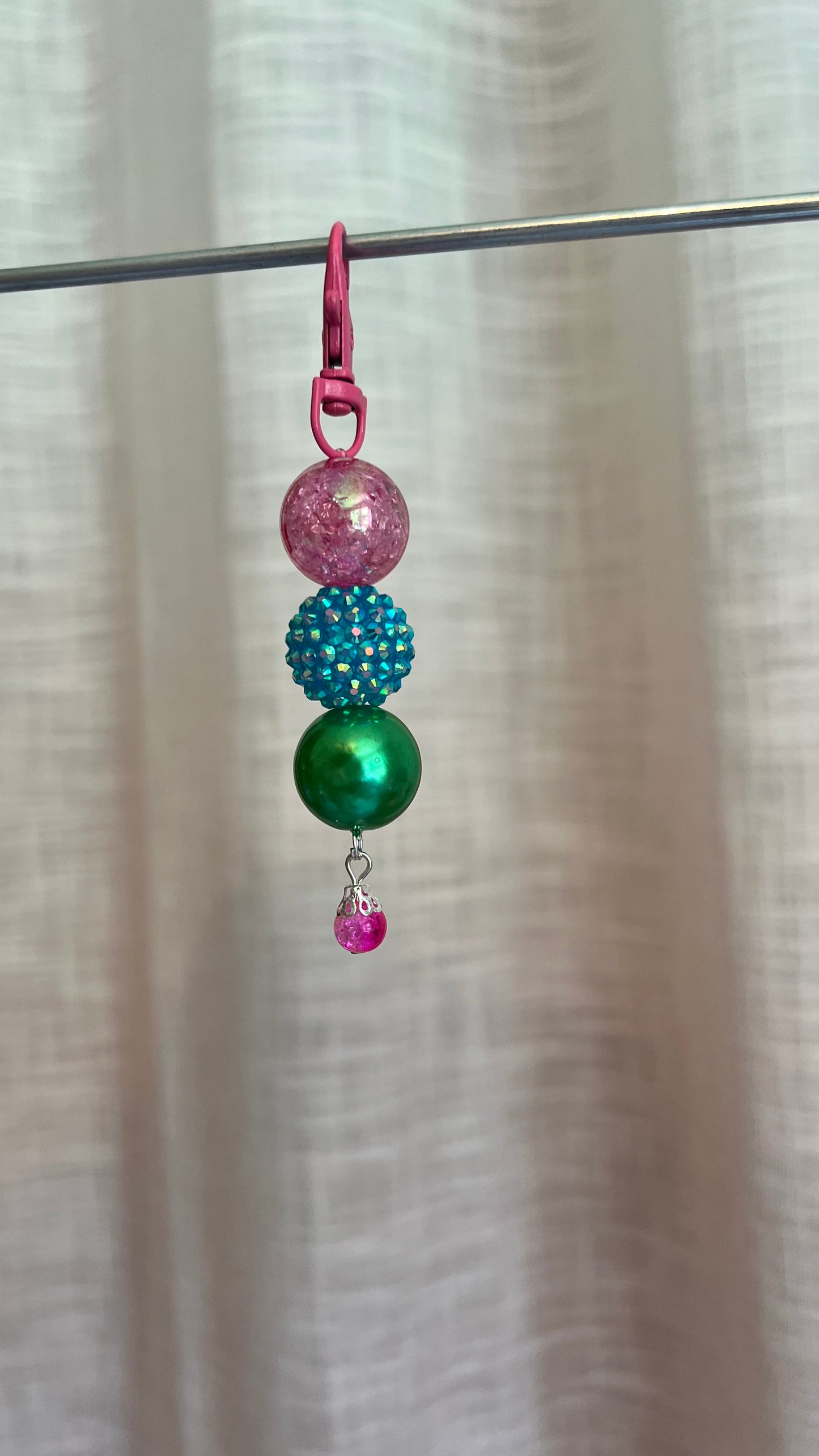 Christmas in July Beaded Charm