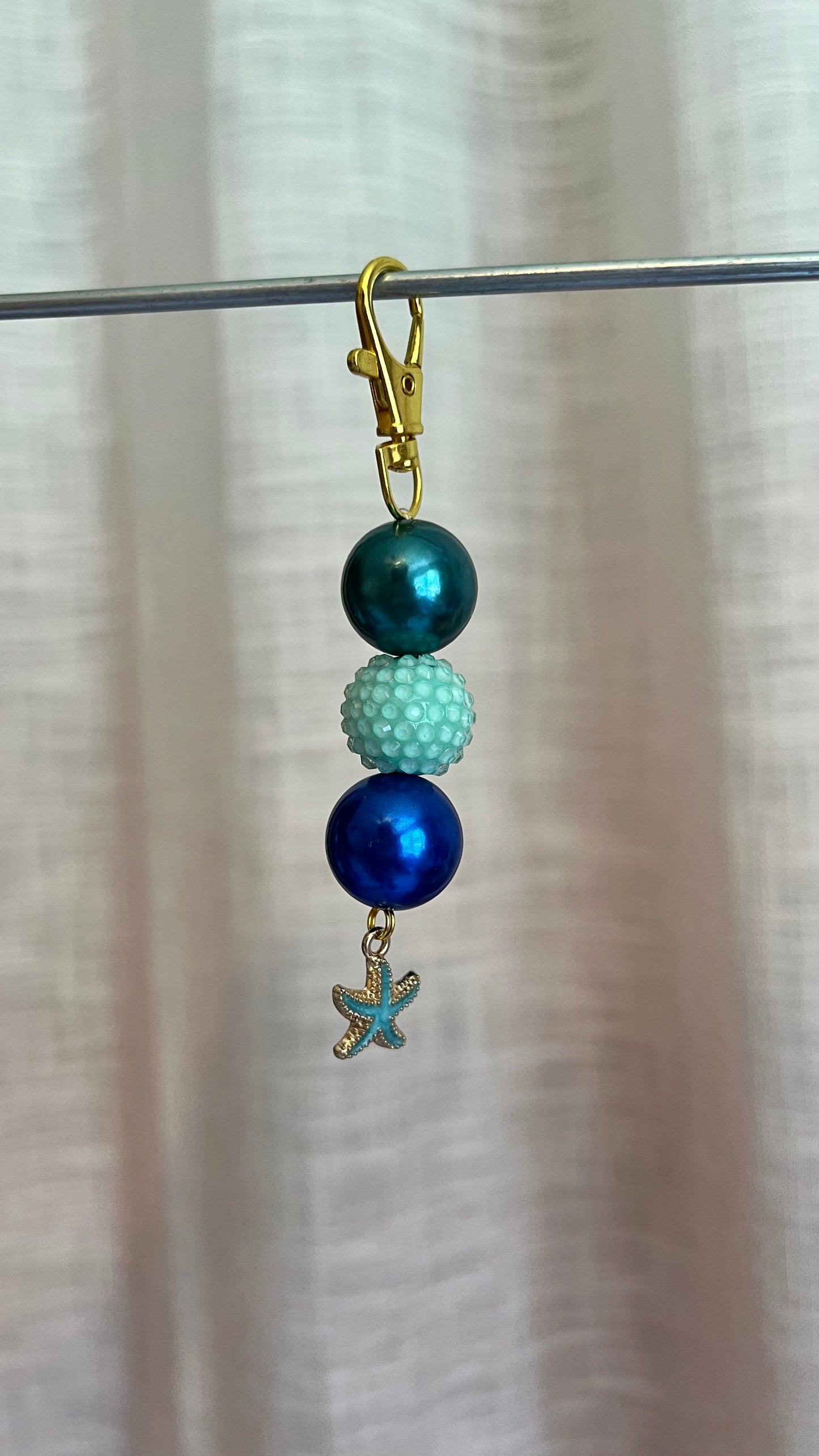 Ocean Star Beaded Charm