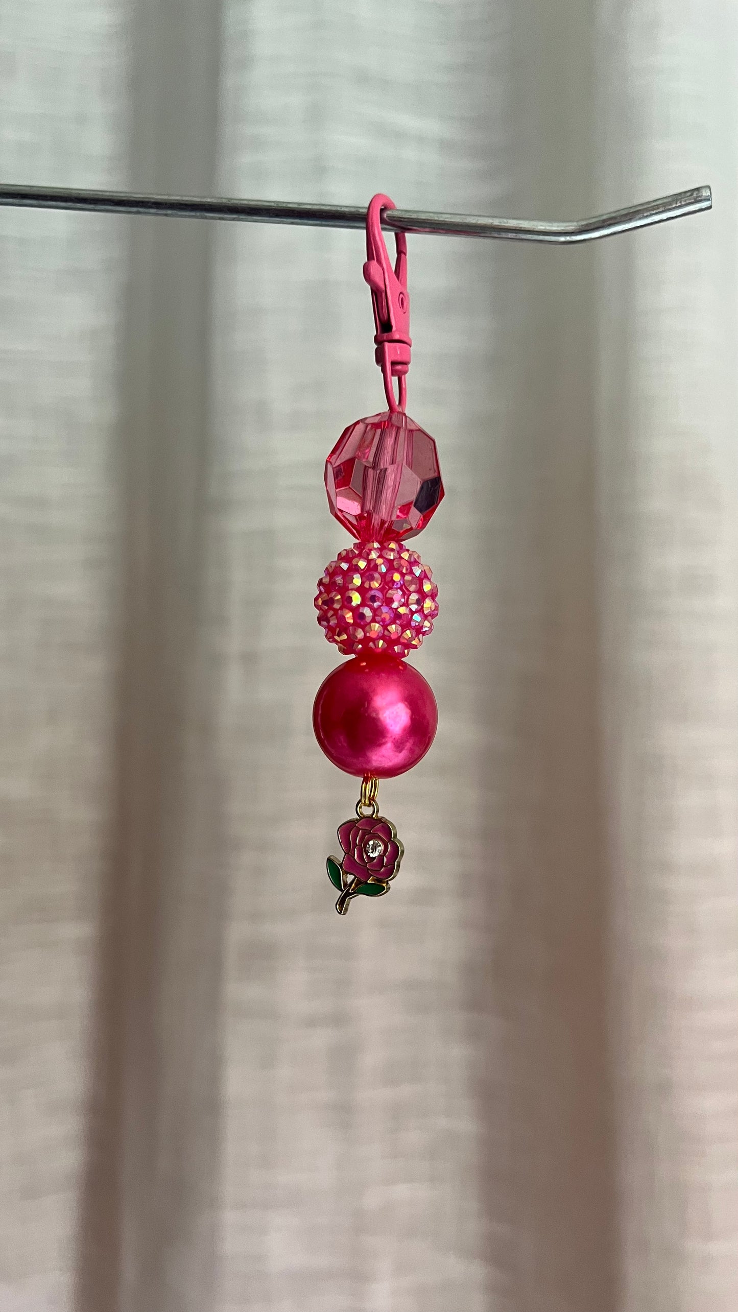 Rose Garden Beaded Charm
