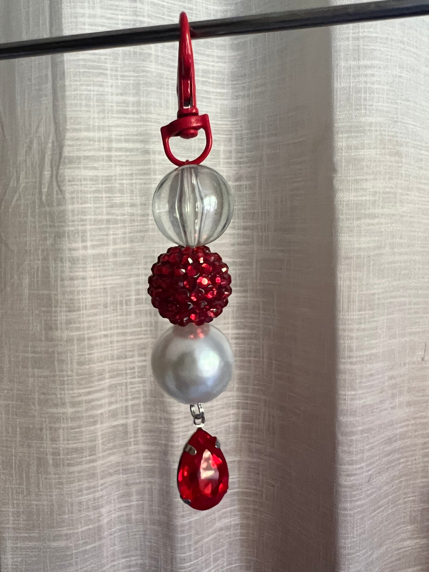 Christmas Sprinkles Beaded Charm