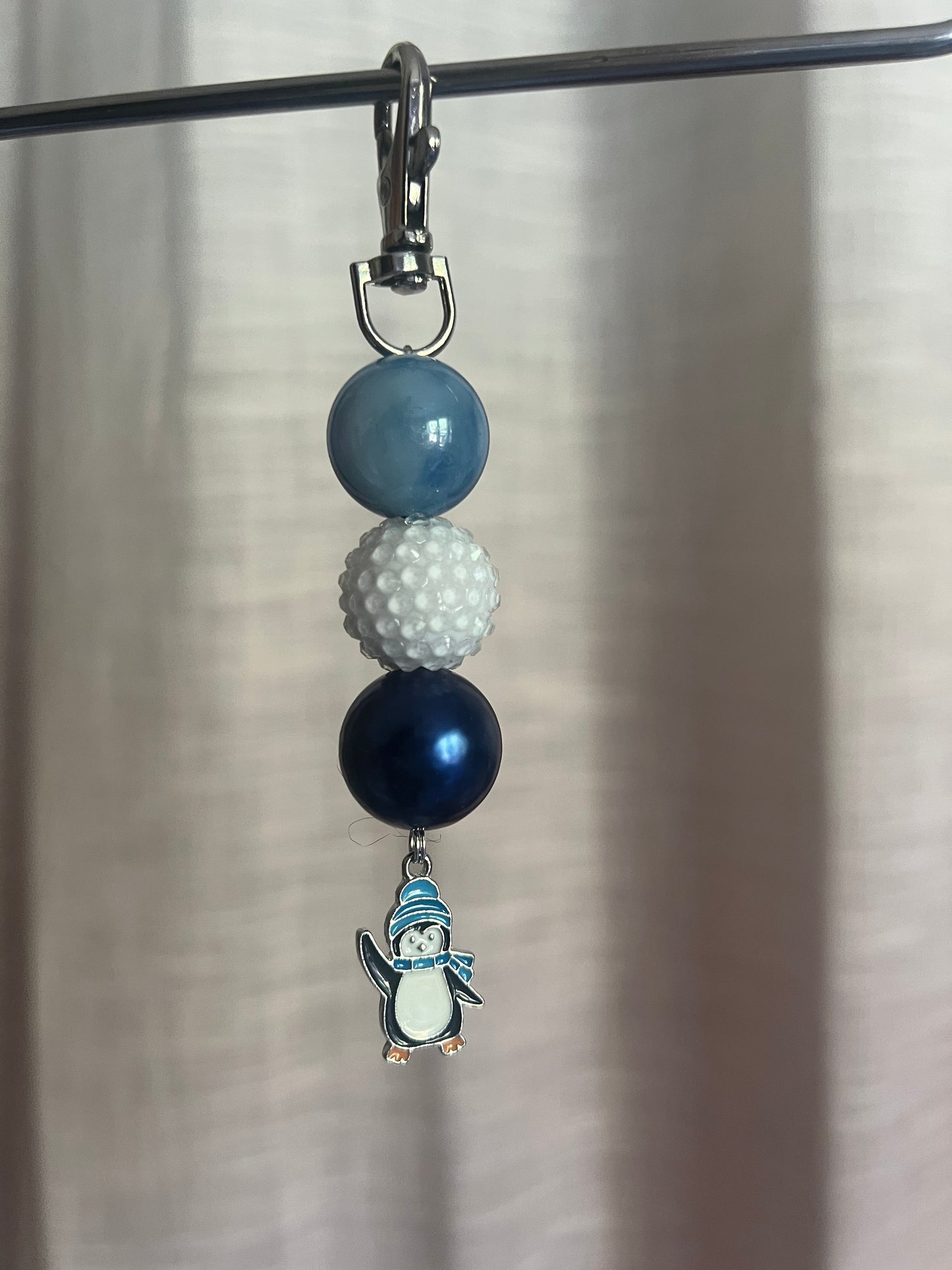 Frost Flippers Beaded Charm