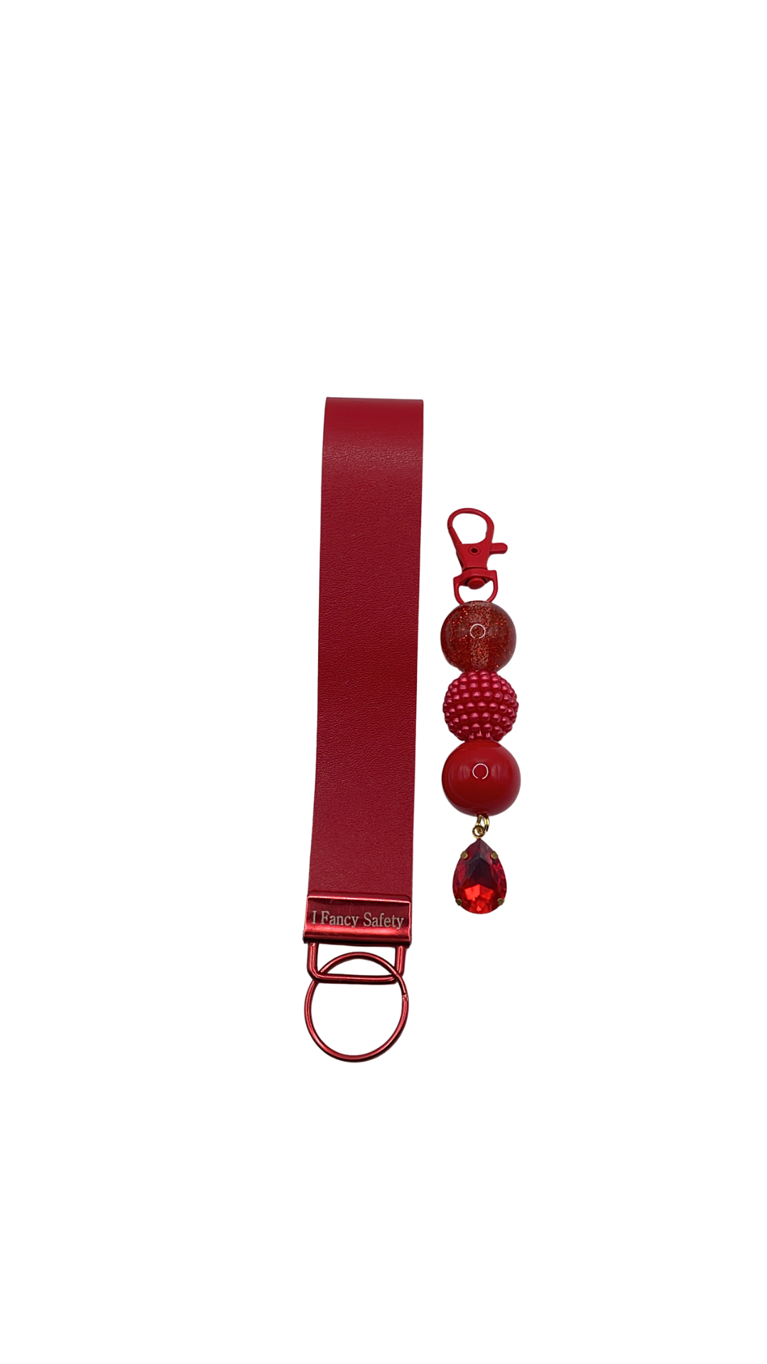 Matte Crimson Wristlet