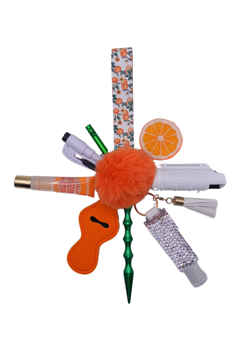 Orange Blossom Keychain