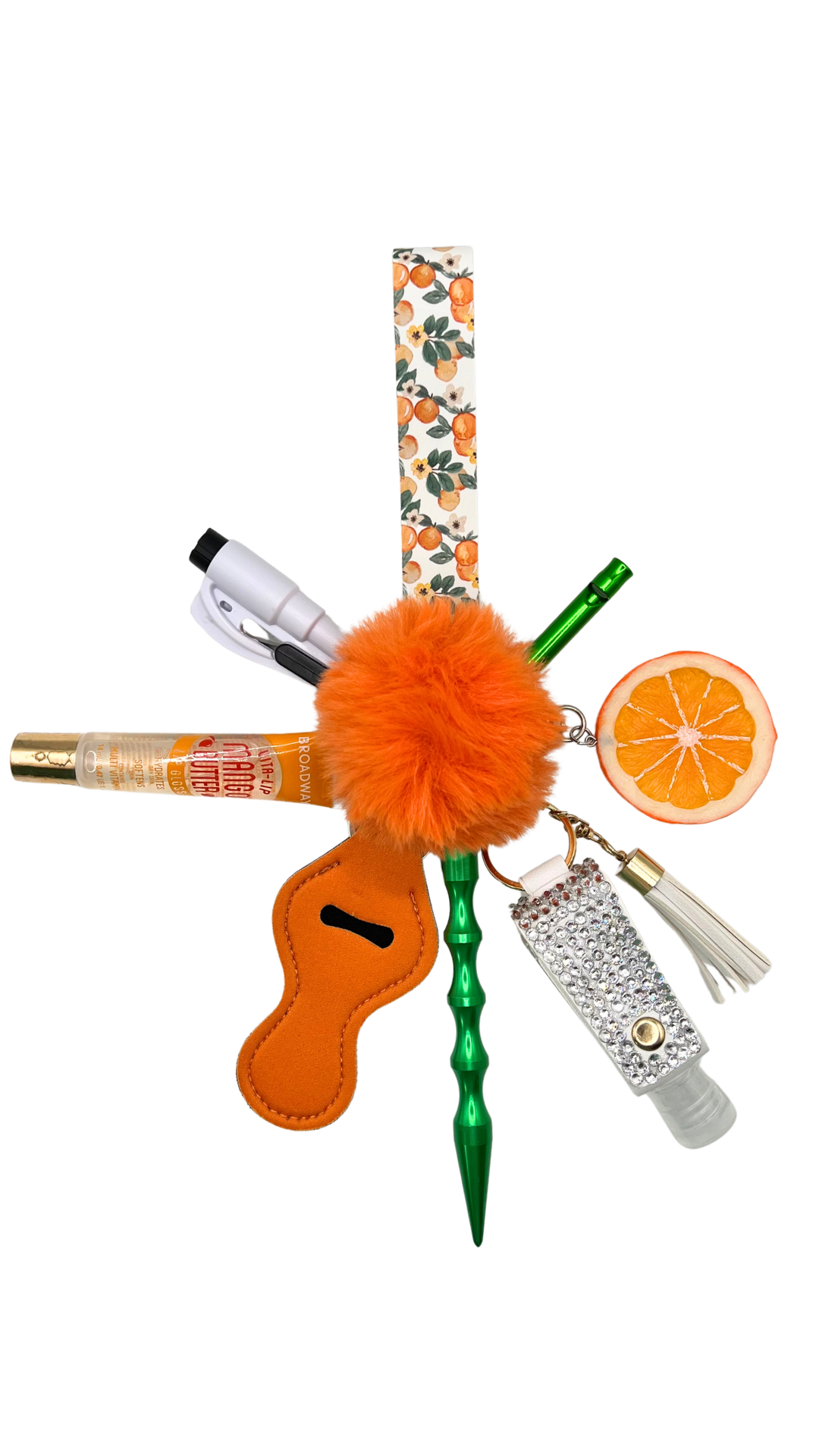 Orange Blossom Keychain