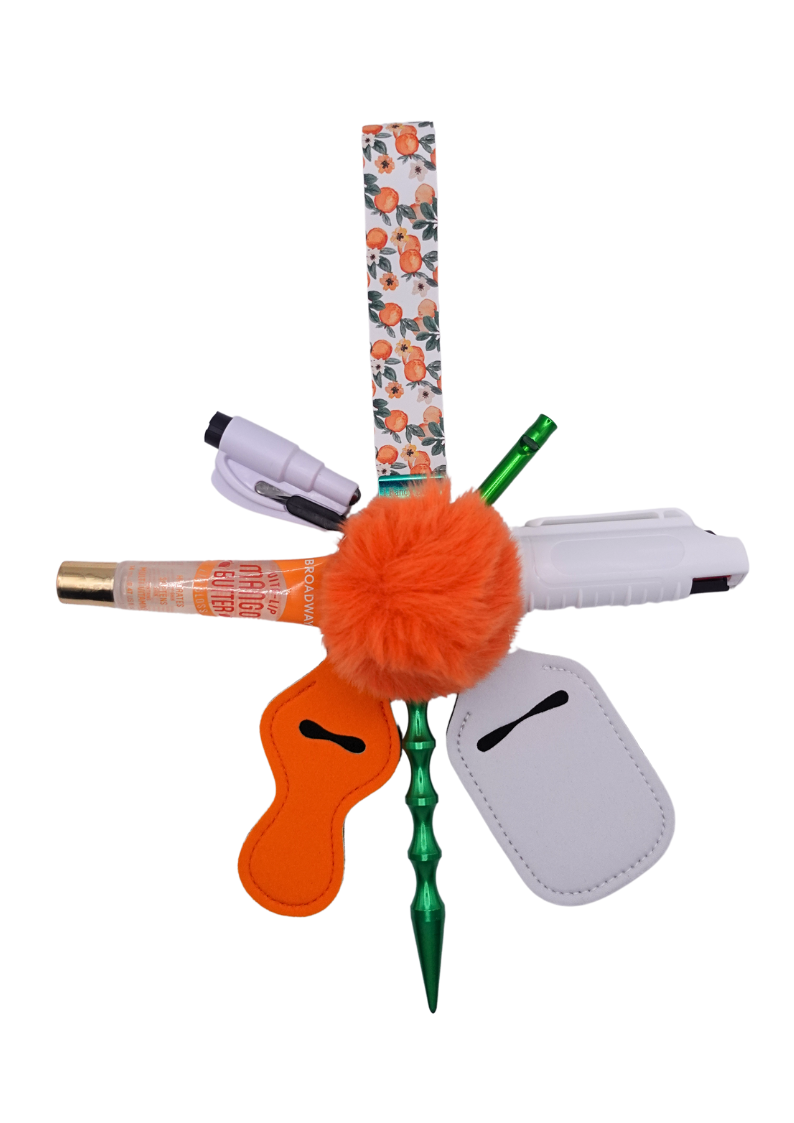Orange Blossom Keychain