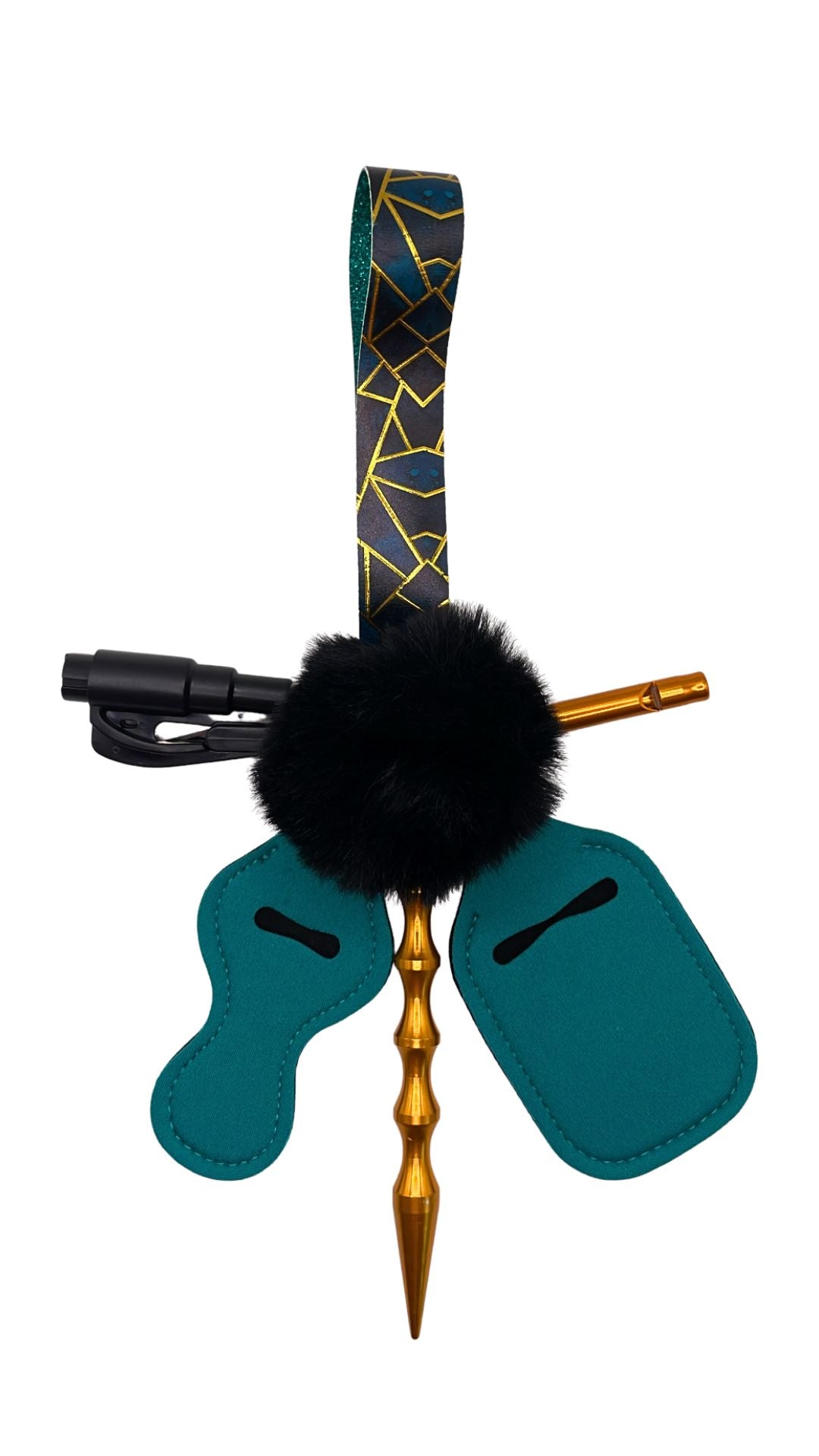Peacock Persuasion Keychain
