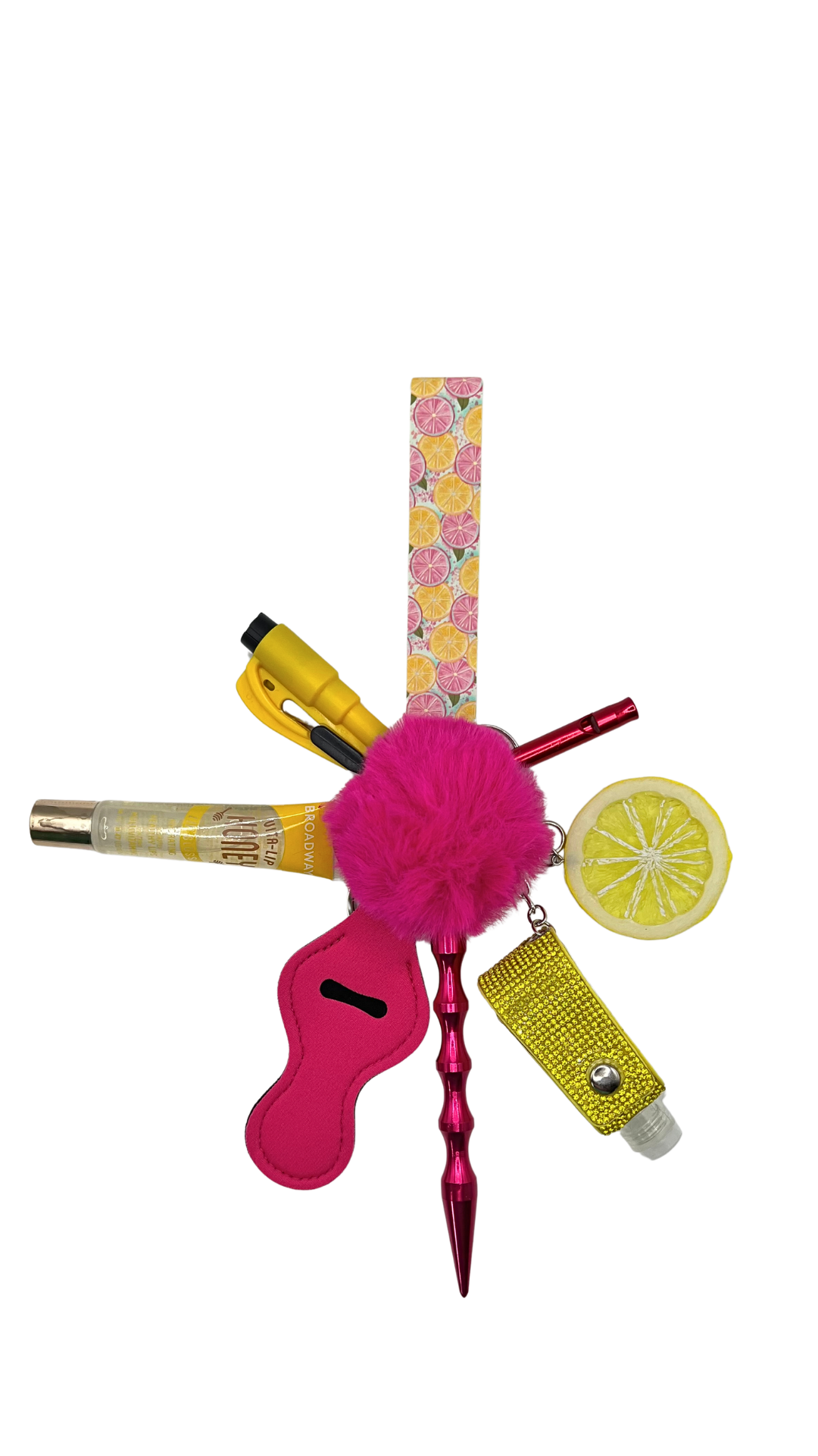 Pink Lemonade Keychain