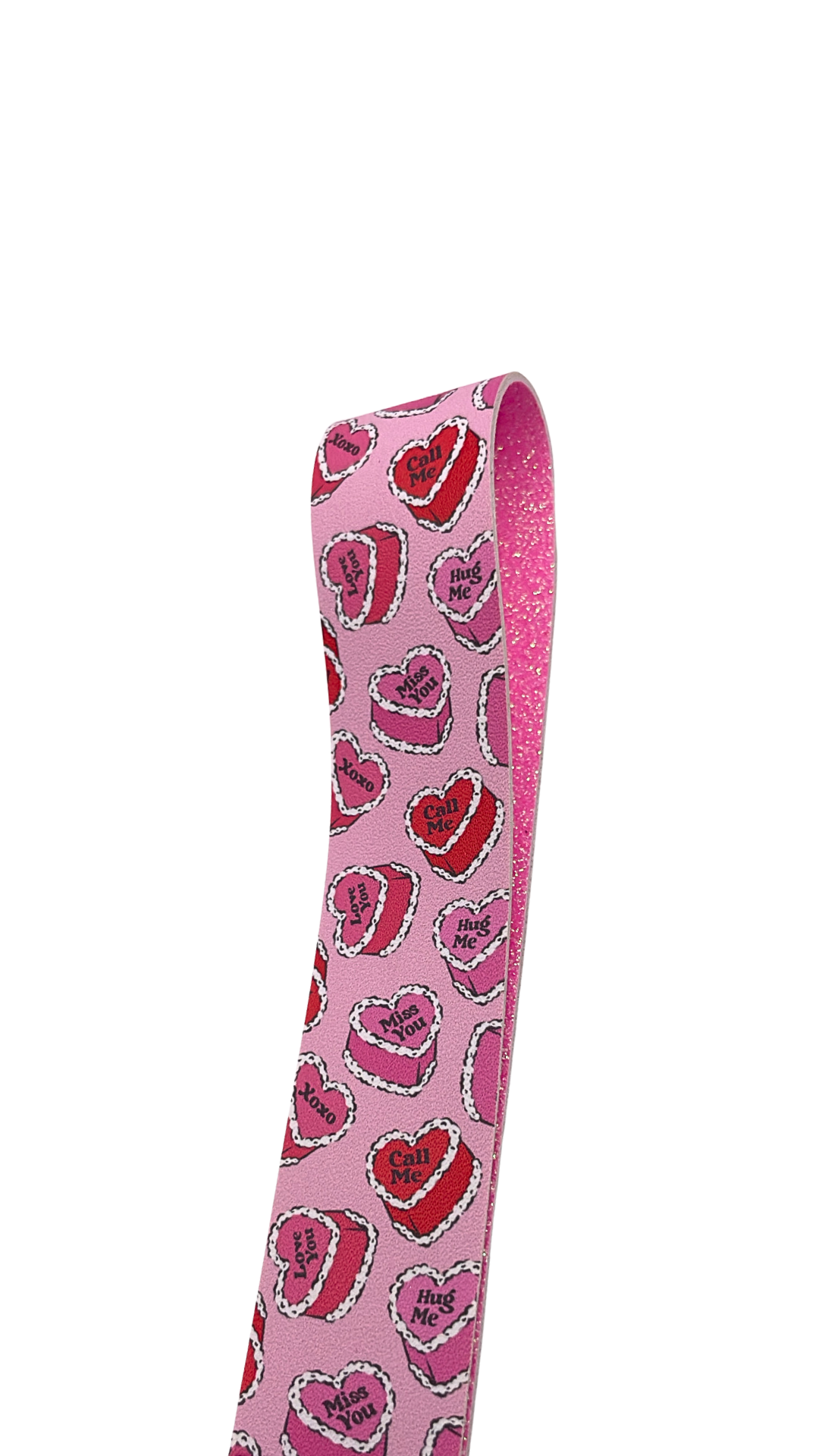 Pink Velvet Keychain