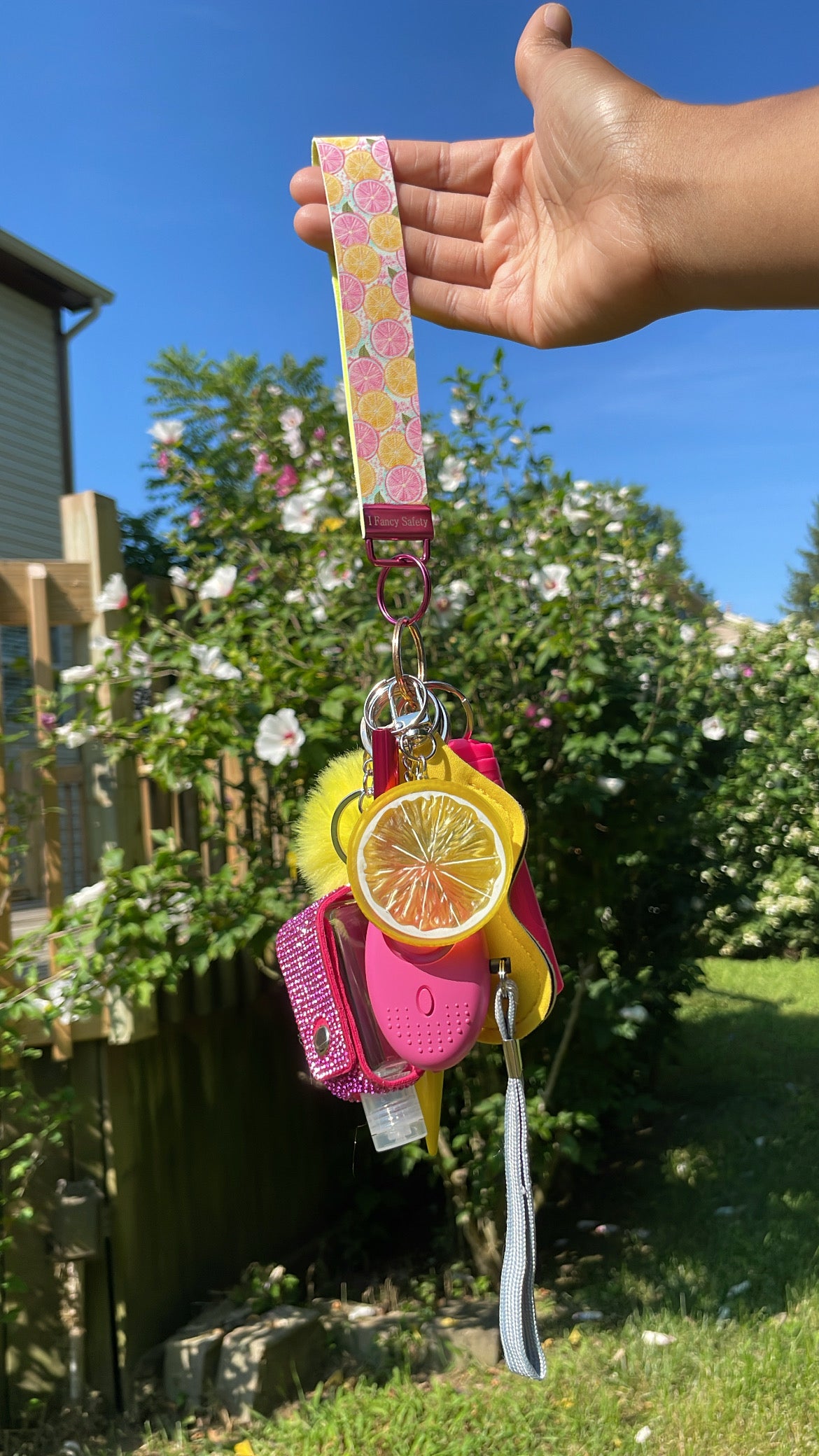 Pink Lemonade Keychain