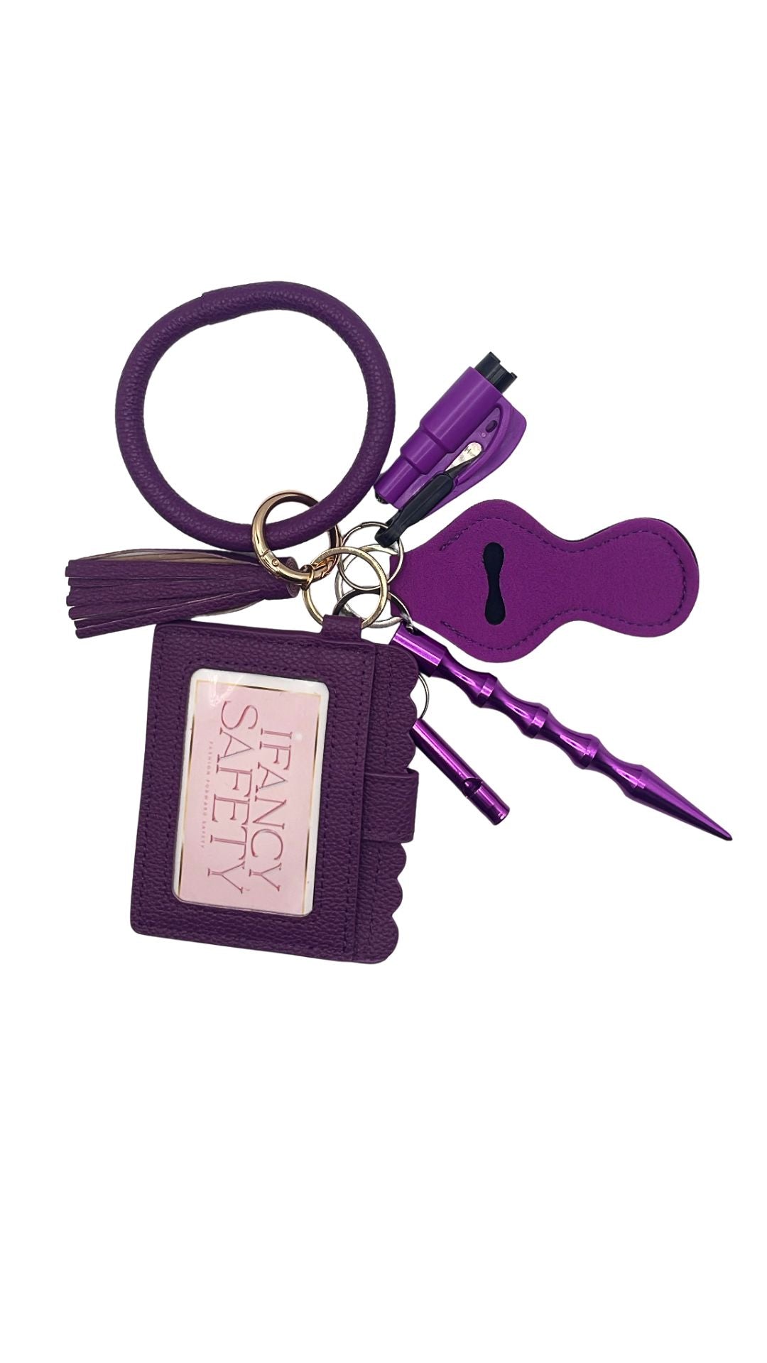 Plum Kisses Wallet Keychain