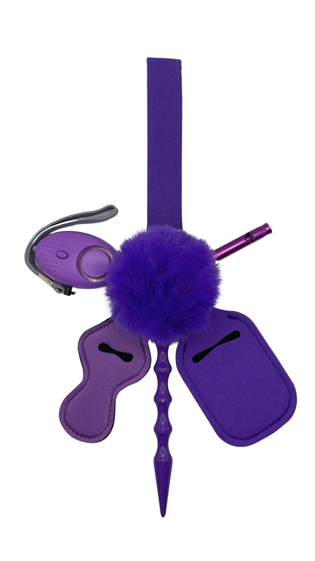 Purple Reign Cloth Keychain