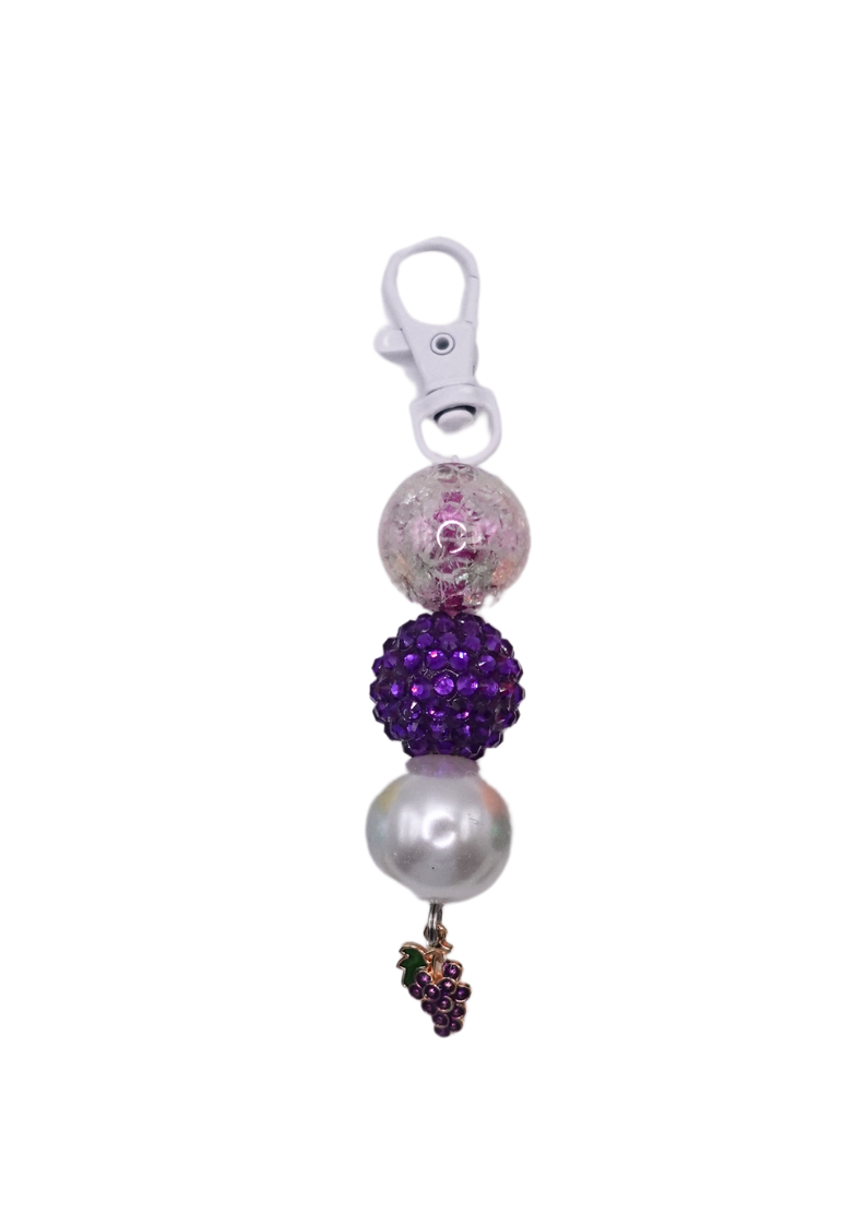 Satin & Citrus Beaded Charm