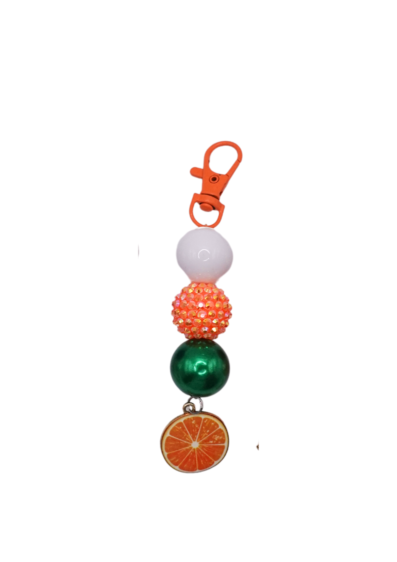 Satin & Citrus Beaded Charm