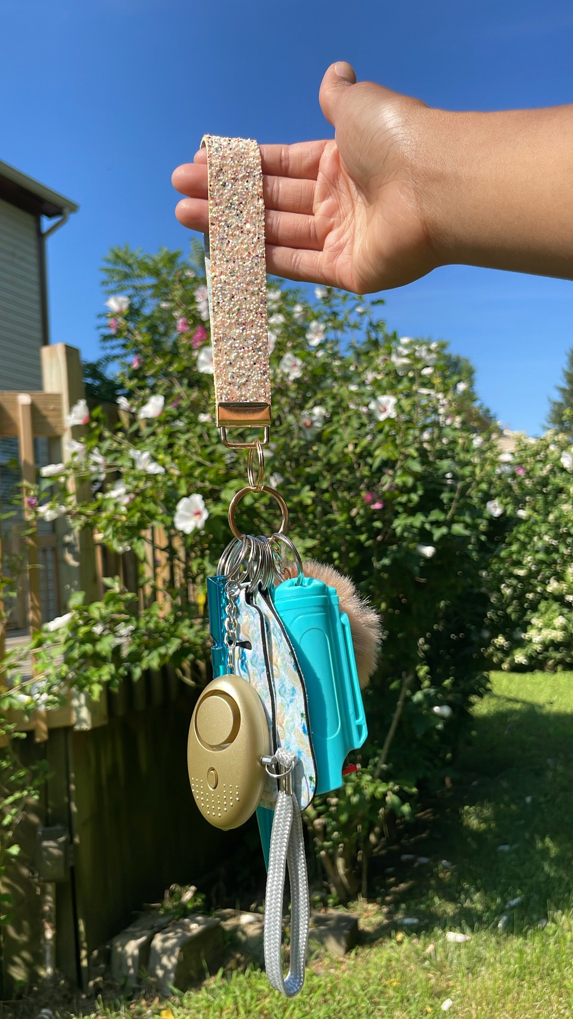 Shimmer Sand Keychain