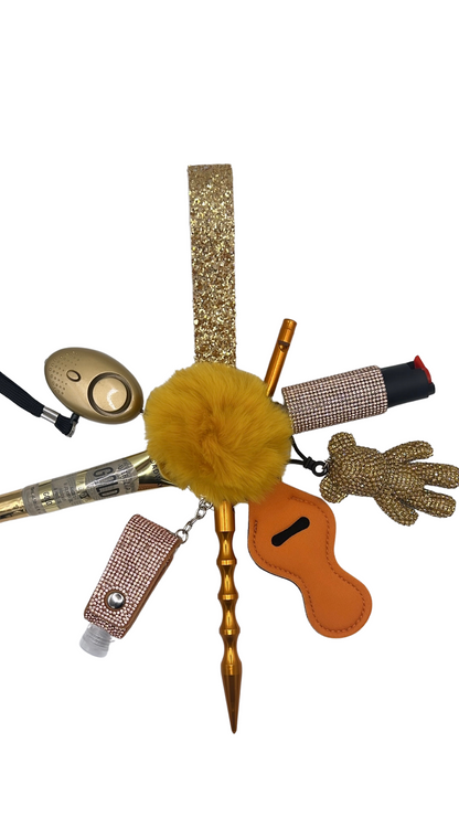 Champagne Kisses Keychain