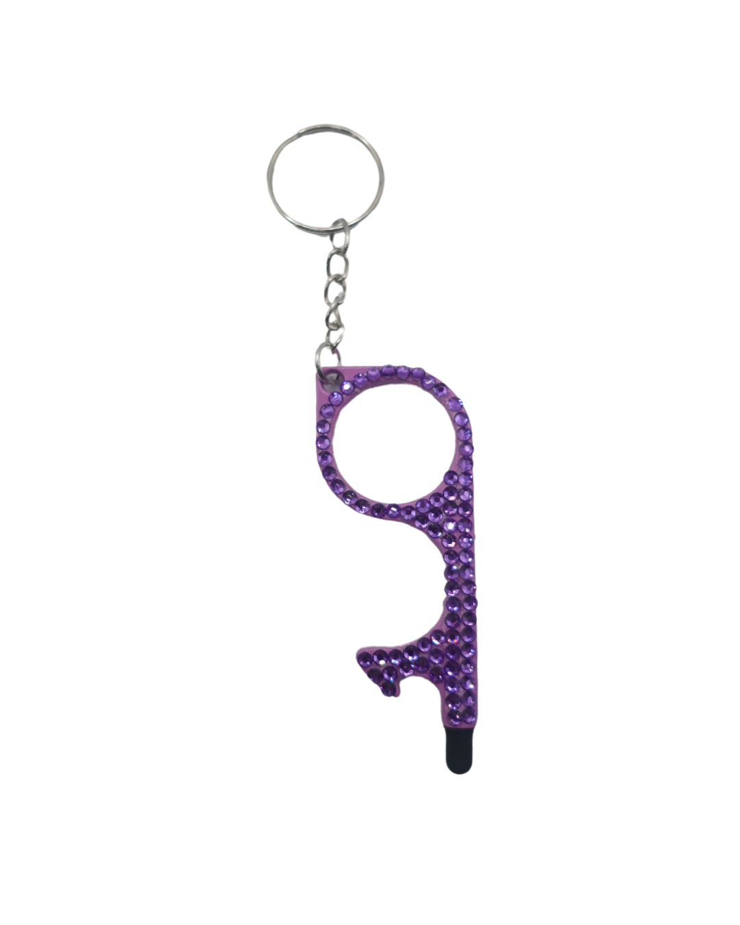 Hand Blinged No Touch Keychain