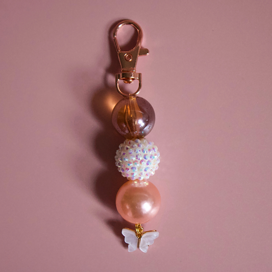 Antique Monarch Beaded Charm