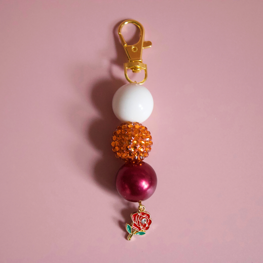 Autumn Bloom Beaded Charm