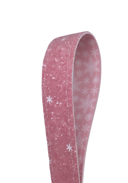 Pink Flurries Keychain