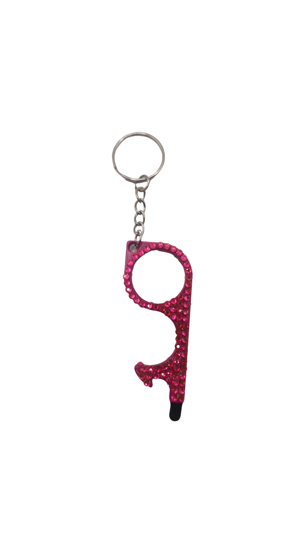 Hand Blinged No Touch Keychain