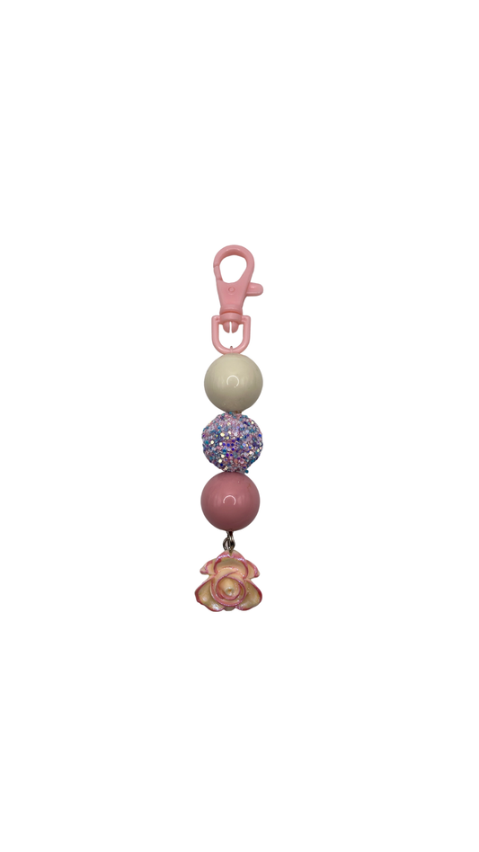 Spring Bling Confetti  Beaded Charm