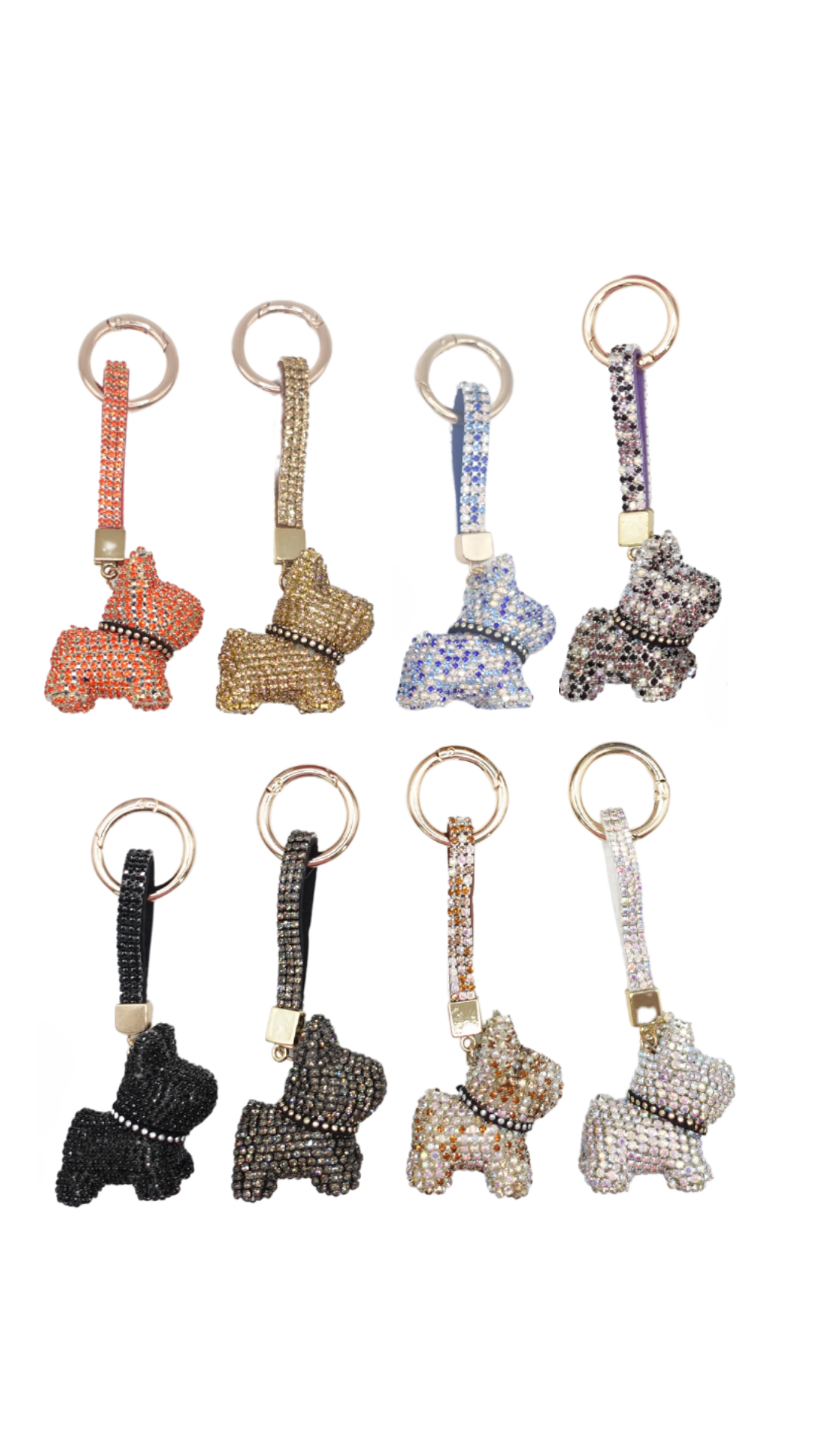 3D Bling Dog Charm