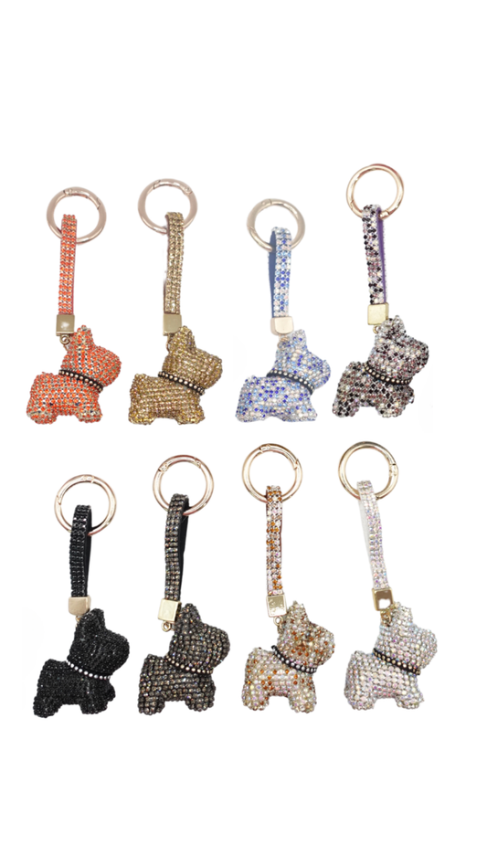 3D Bling Dog Charm
