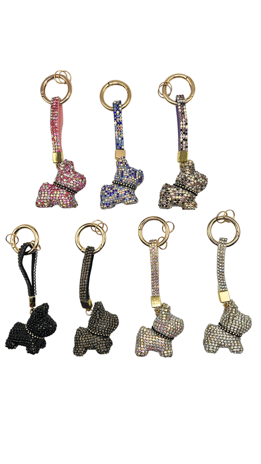 3D Bling Dog Charm