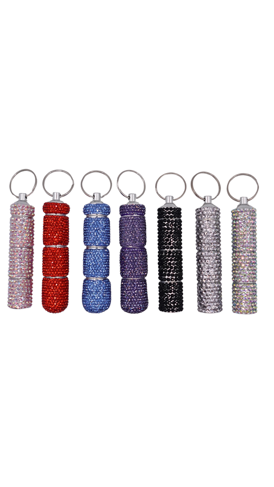 3 Piece Bling Pill Holder