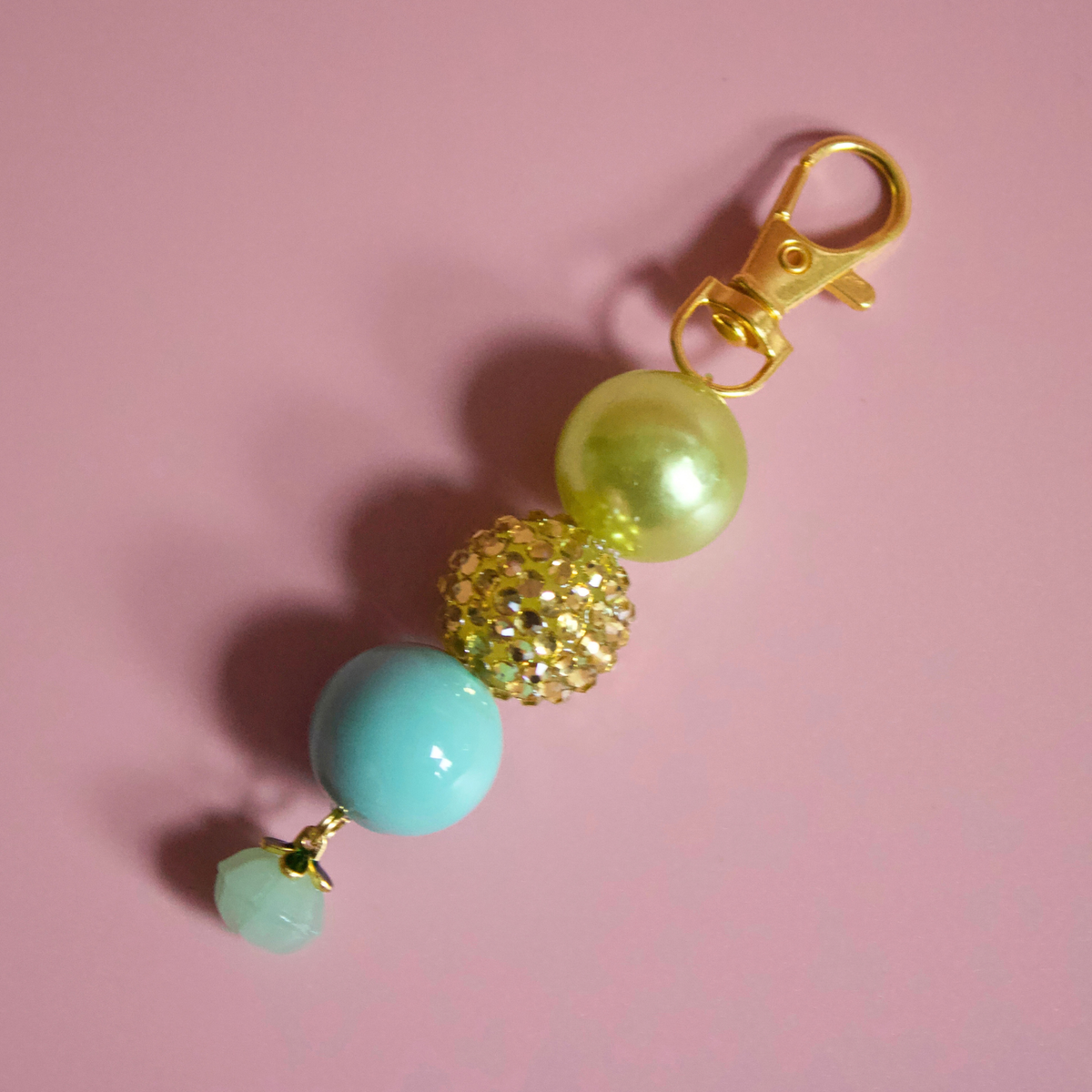 Golden Harvest Beaded Charm
