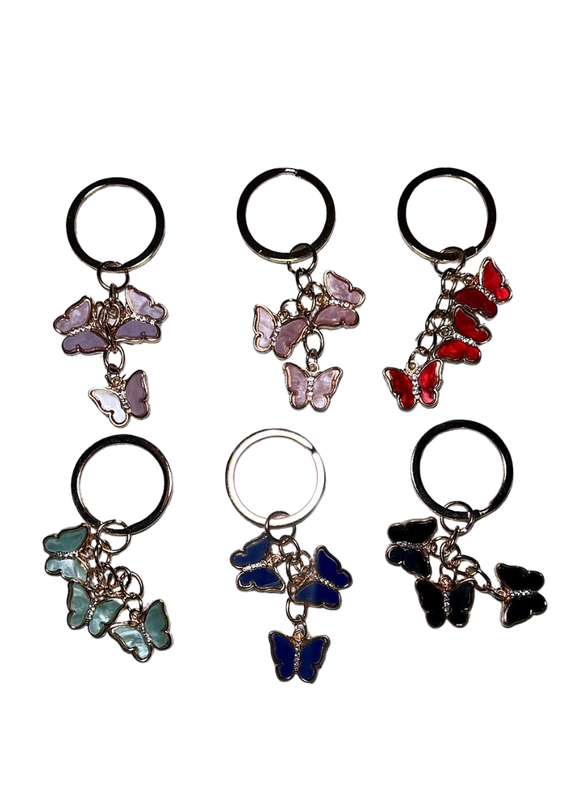 Trio Butterfly Charm