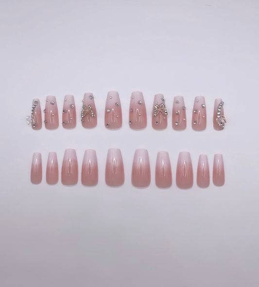 Rhinestone Butterfly Press Ons