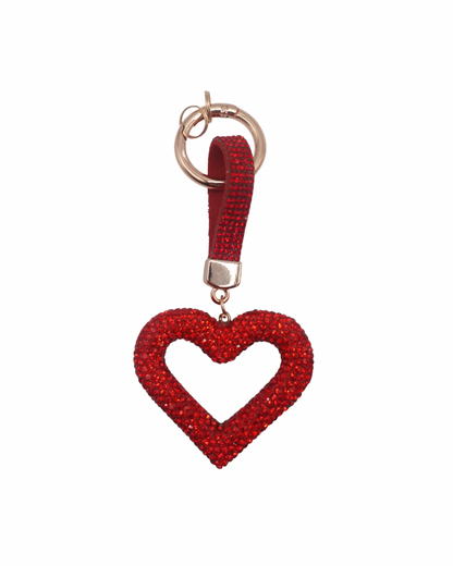 Hollow Heart Bling Charm