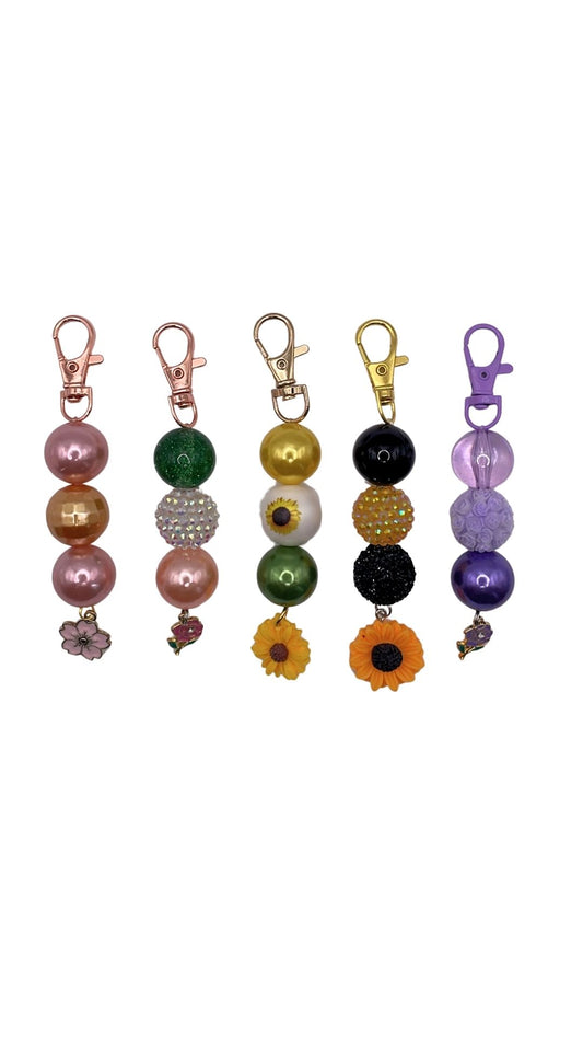 Floral Beaded Charms