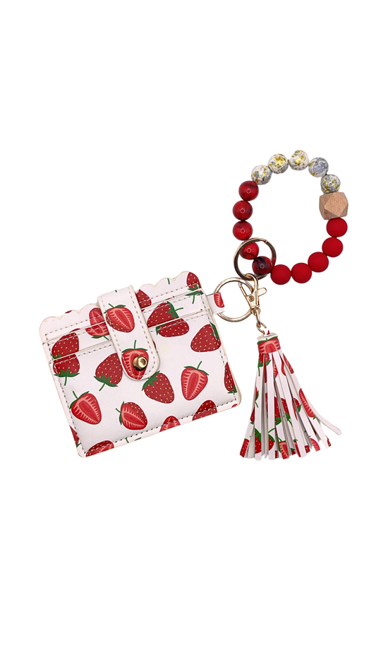 Berry Sweet Beaded Wallet