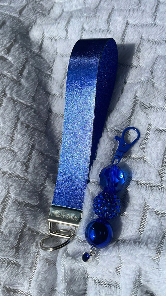 Blue Royale Wristlet