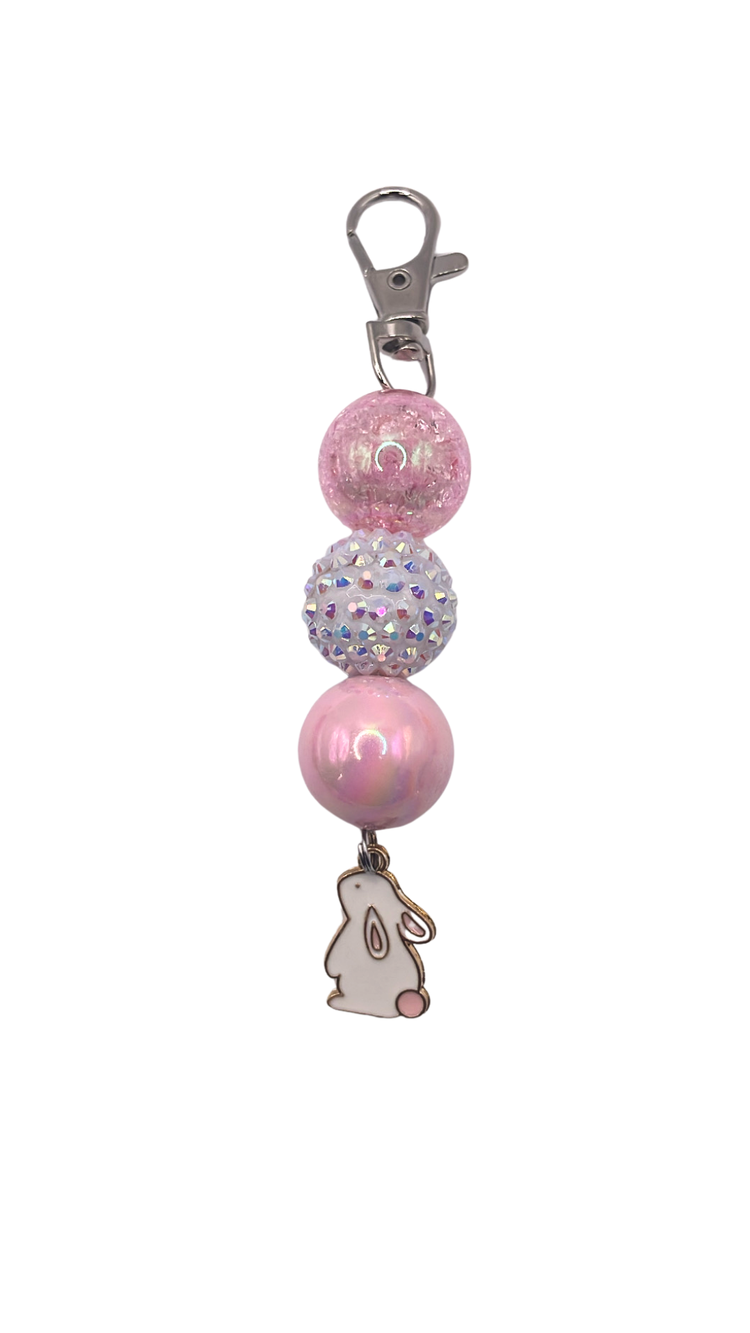 Blushing Bunny Beaded Charm
